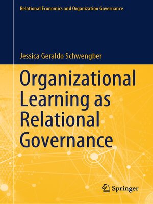 cover image of Organizational Learning as Relational Governance